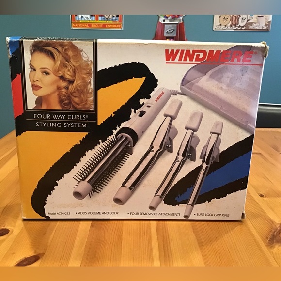 Vintage Hair Vintage Windmere Four Way Curls Styling System New In